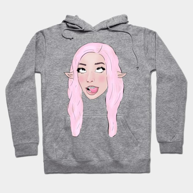 Belle Delphine Meme Hoodie by Barnyardy